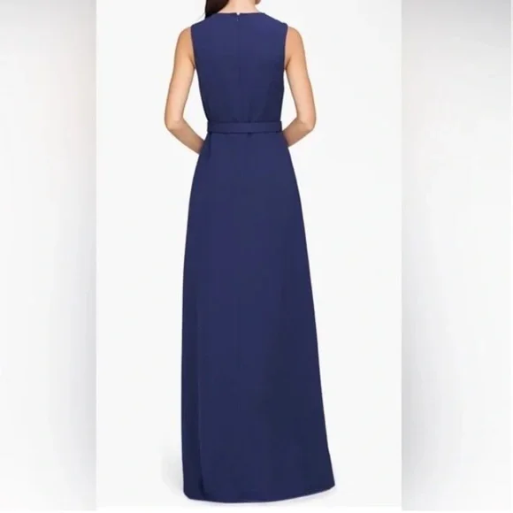 Kay Unger Owen Belted Walk-Thru Scoop Neck Jumpsuit Size 10 NWT - Picture 2 of 7